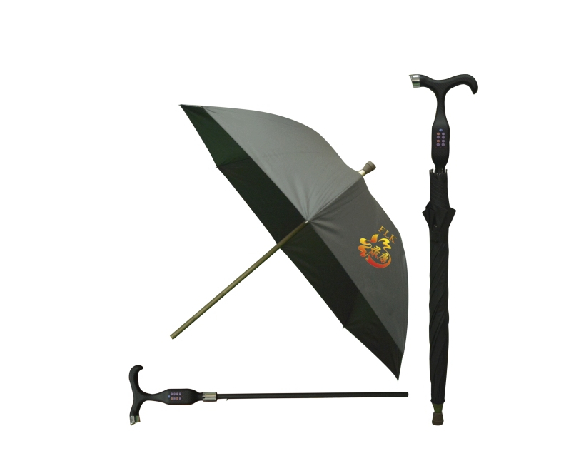 多功能GPS無障礙手杖傘-
