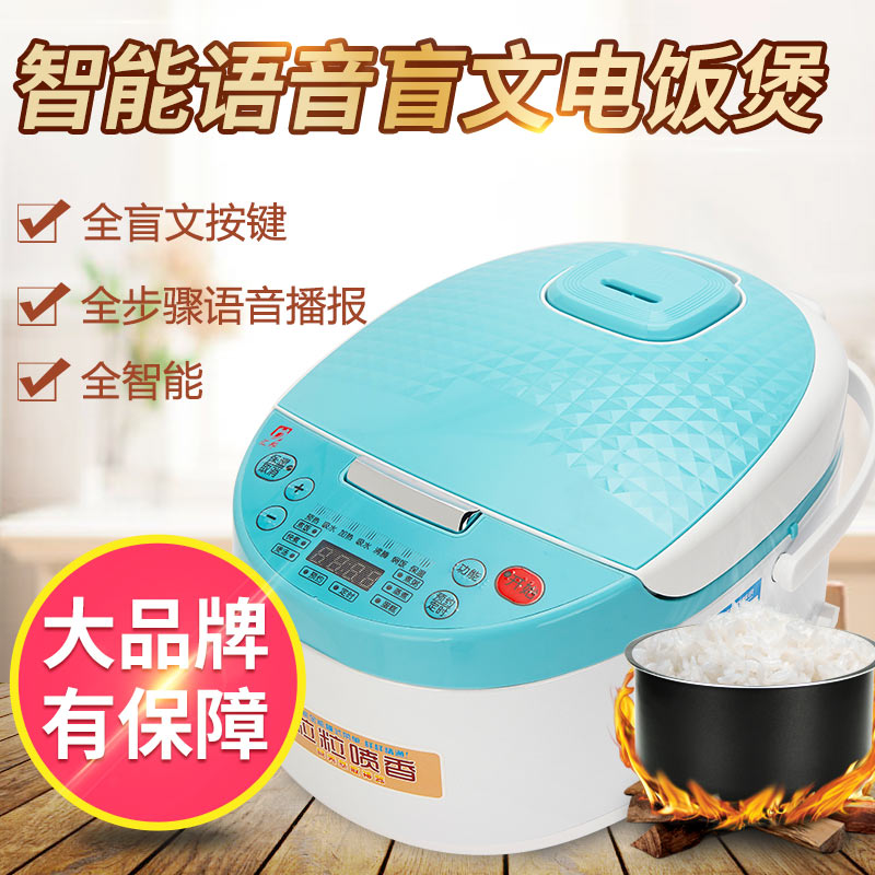 智能語(yǔ)音帶盲文電飯煲
