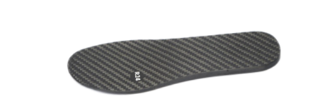 Carbon fiber half foot-