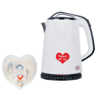 語音閃光雙層防燙電水壺