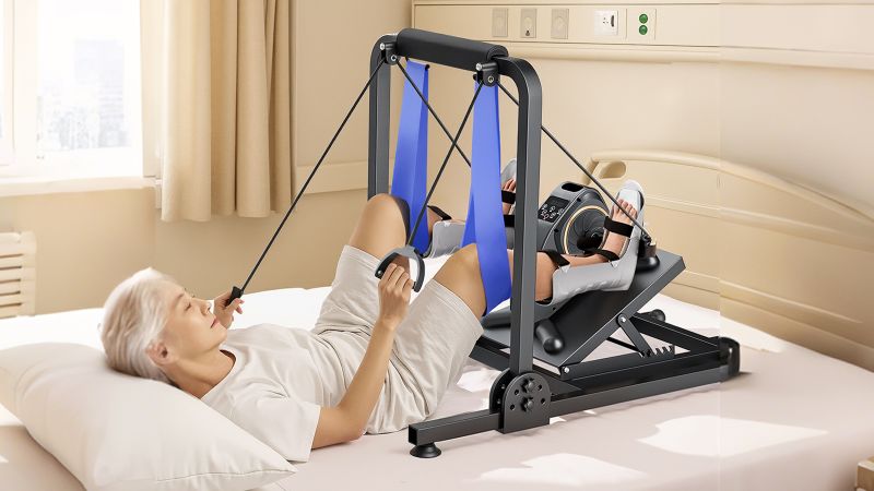 Exercise electric bicycles for upper and lower limbs in bed-